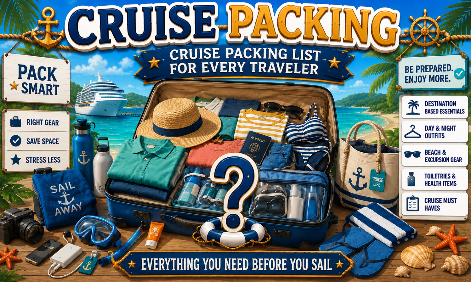 Cruise Packing List: What to Pack + Free Printable PDF